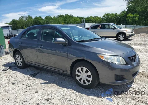 2009 Toyota Corolla Base from USA, damaged, VIN 2T1BU40E69C030221